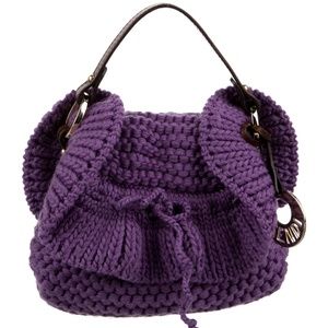 Vintage Fendi Knit Crochet Mini Bag as seen in The Devil Wears Prada